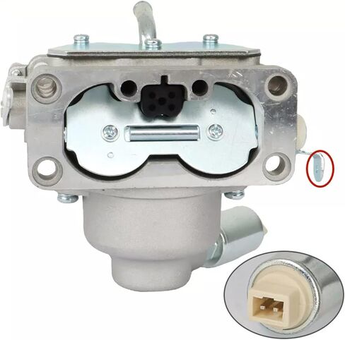 طقم مكربن ​​791230 متوافق مع محرك بريجز آند ستراتون 20-25HP V-Twin، يستبدل 407777/405777/406777/499804 وجون ديري MIA10632 LA120-LA150، مع فلتر الهواء/الزيت/الوقود وحشوات in Kuwait