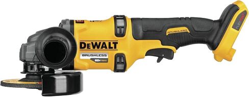 DEWALT DCG418BR 60V MAX ليثيوم أيون بدون فرشاة 4-1/2 بوصة إلى 6 بوصة. مطحنة لاسلكية مع فرامل ارتدادية (أداة فقط) (متجددة) in Saudi Arabia