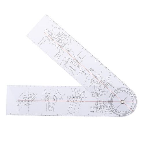 Plastic Goniometer Angle Ruler Rule Joint Orthopedics Tool Instruments Medical Spinal Angle Ruler Angle Finder Measuring Tool in Saudi Arabia