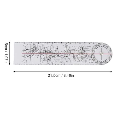 Plastic Goniometer Angle Ruler Rule Joint Orthopedics Tool Instruments Medical Spinal Angle Ruler Angle Finder Measuring Tool in Saudi Arabia