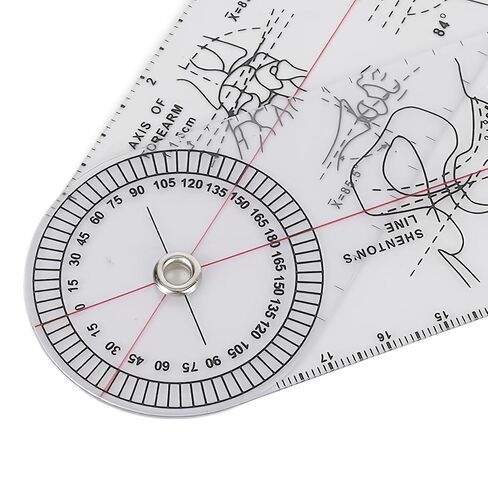 Plastic Goniometer Angle Ruler Rule Joint Orthopedics Tool Instruments Medical Spinal Angle Ruler Angle Finder Measuring Tool in Saudi Arabia