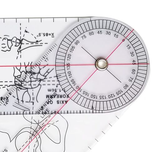 Plastic Goniometer Angle Ruler Rule Joint Orthopedics Tool Instruments Medical Spinal Angle Ruler Angle Finder Measuring Tool in Saudi Arabia