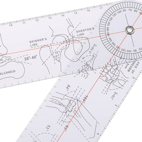 Plastic Goniometer Angle Ruler Rule Joint Orthopedics Tool Instruments Medical Spinal Angle Ruler Angle Finder Measuring Tool in Saudi Arabia