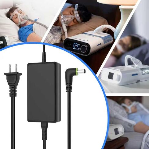 محول تيار متردد 12 فولت 6.67 أمبير 80 وات متوافق مع Philips DS500 DS700 Auto CPAP Advanced Ref 1144267 متوافق مع DreamStation CPAP Auto BiPAP سلك الطاقة MEA080A12C 1118499 1005894 ADE022 in Saudi Arabia