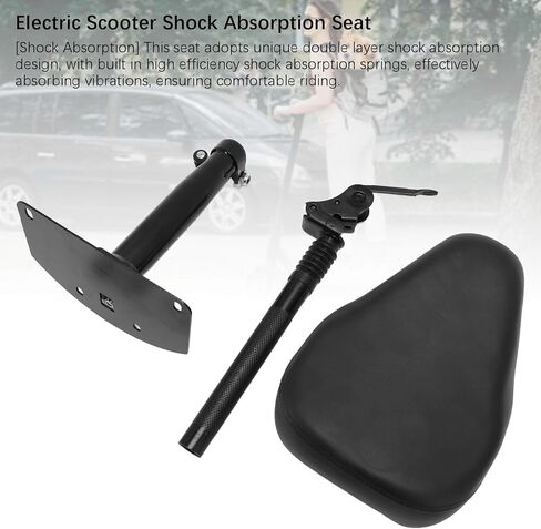 Dioche Mount Evercross Electric Electric Scooter Seat for M5 - Double Layer Shock Absorption Thickened Dual Spring Foldable Replacement Seat in Saudi Arabia