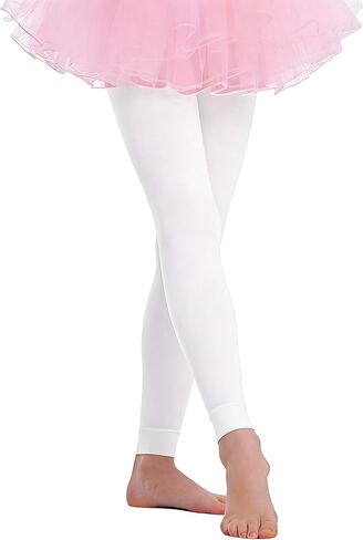 جوارب طويلة للفتيات لطلاب مدرسة رقص الباليه، جوارب فائقة النعومة (طفل صغير/أطفال) in Kuwait