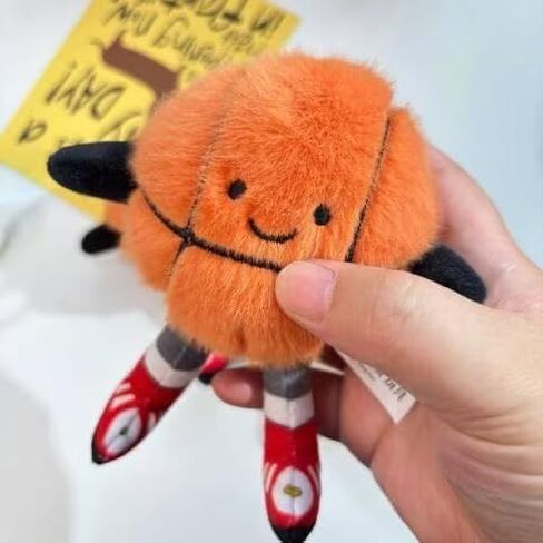 لطيف سلسلة المفاتيح كرة السلة القطيفة كرة السلة كيرينغ سحر حقيبة يد قلادة in Kuwait