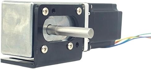 57BY NEMA23 Micro Stepper Motor Right Angle Gearbox 12V/24V Step-Down Worm Reducer(176 to1 axis 10mm od,Motor only) in Saudi Arabia
