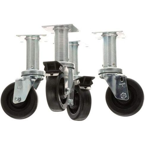 Exact FIT for MAGIKITCH'N B3901504 CASTERS, 4" Wheel, 9" Lift, PK of 4 - Replacement Part BY MAVRIK in Saudi Arabia