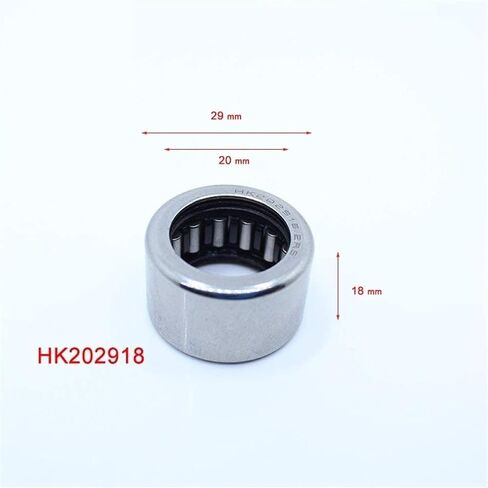 TMP1105 HK202918 RS Drawn Cup Caged Needle Roller Bearings with Open End HKS HK202918RS Bearing Size 20x29x18mm in Saudi Arabia