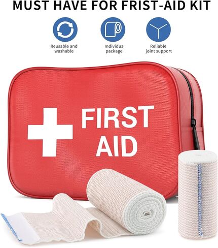 36Pcs 4 Inch Elastic Bandage Wrap with Self Closure on Both Ends, Athletic Stretchable Bandage Wrap, Compression Wrap Bandage for Legs, Knees, Ankles, Wrists, Elbows, Shoulders in Saudi Arabia
