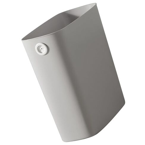 PP 4 Gallon Slim Open Top Trash Can, Plastic Wastebasket with Holding Hole, Space-Saving Garbage Container for Bathroom, Office, Bedroom, Kitchen (Warm) in Saudi Arabia