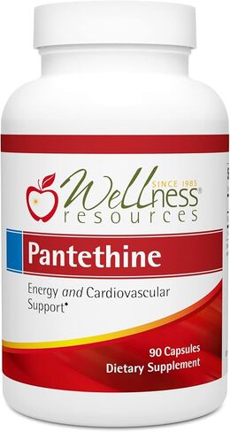 Wellness Resources Pantethine - Active Vitamin B5. Vegan (300mg, 90 Capsules) in Saudi Arabia