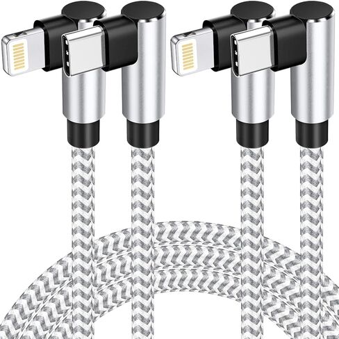 2 حزمة كابل USB C إلى USB C بطول 10 أقدام 60 وات، سلك شاحن سريع طويل من النوع C إلى C لسلسلة iPhone Air 17/16/15، شاحن هاتف جانبي بزاوية يمين لسلسلة Samsung Galaxy Ultra S25/S24 /S23، بكسل، مفتاح in Saudi Arabia