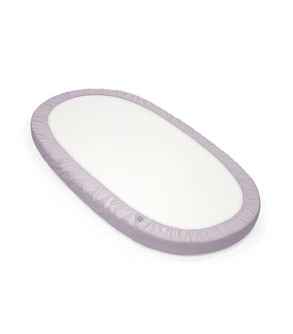Stokke Sleepi Fitted Sheet V3, Flower Ecru - Compatible with Sleepi Bed V3 & Mattress V3 - Washable - 100% Fine Cotton Percale in Saudi Arabia