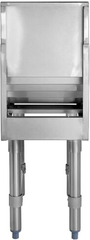 رف كراتوس التجاري - رف عرض المشروبات الكحولية من الفولاذ المقاوم للصدأ مكون من 5 طبقات، عرض 60.96 سم × عمق 63.38 سم (32L-064) in Kuwait