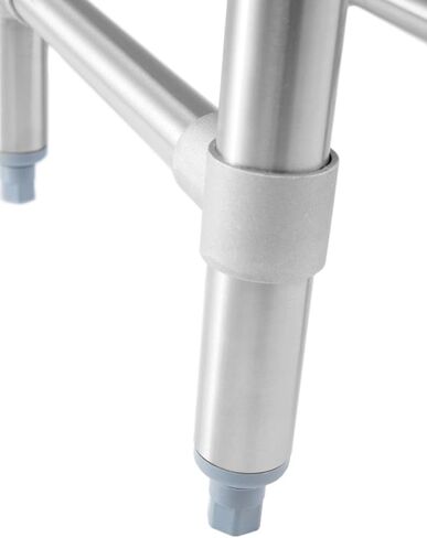 رف كراتوس التجاري - رف عرض المشروبات الكحولية من الفولاذ المقاوم للصدأ مكون من 5 طبقات، عرض 60.96 سم × عمق 63.38 سم (32L-064) in Kuwait