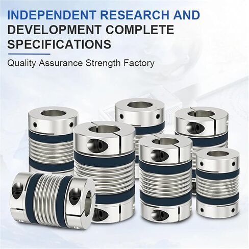 Shaft Coupling Bellows Flexible Motor Coupler CNC Aluminium High Elasticity Universal Joint Printer(LB-D-D40L50-8X12) in Saudi Arabia