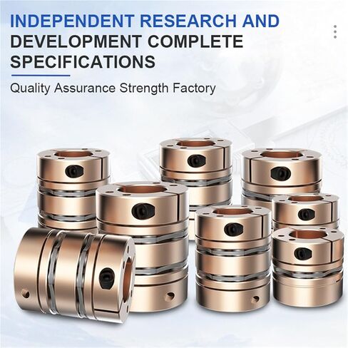 CNC Motor Diaphragm Couplings Double Disc Clamp Type Flexible Shaft Coupler(22X22) in Saudi Arabia