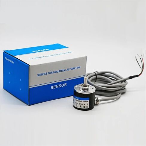 التشفير الروتاري التزايدي الكهروضوئي 50/100/200/360/400/500/600PPR AB 2 المرحلة DC8-24V NPN PNP التشفير البصري (500PPR، AB 2 المرحلة NPN) in Kuwait