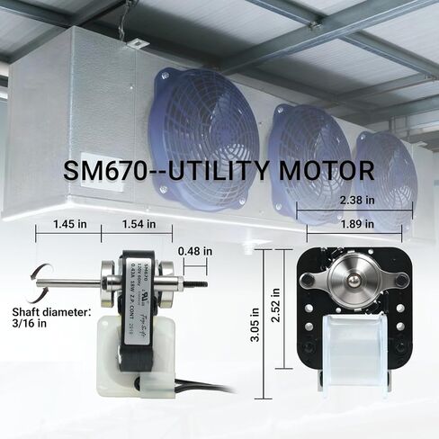 EP670 SM670 العالمي فائدة منفاخ المحرك Uni Kit 3000RPM CW/CCW 120V يستبدل 653026 250340 250355 33-670 90970 in Kuwait