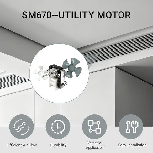 EP670 SM670 العالمي فائدة منفاخ المحرك Uni Kit 3000RPM CW/CCW 120V يستبدل 653026 250340 250355 33-670 90970 in Kuwait