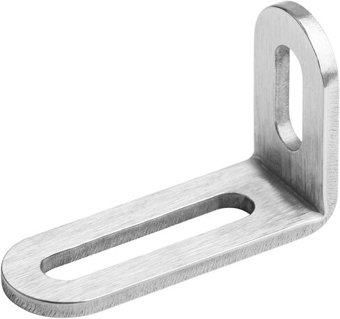 20 Pcs 1-7/8"L x 3/4" W x 1-1/8"H Slotted Corner Brace, Adjustable L Angle Bracket, 1/8" Thick in Saudi Arabia