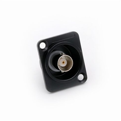 10Pcs/lot BNC Chassis Panel Mount BNC Female Jack Socket Soldering RF Coaxial Wire Connector Black Color(Black) in Saudi Arabia