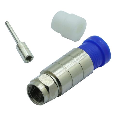 F Compression Connector RG11 Cable Adapter Compression Bags RG11 Wire Connector 10Pcs in Saudi Arabia