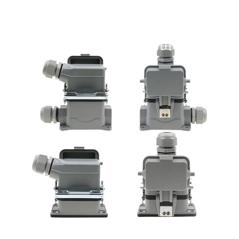 HDC-HE-06 Heavy Duty Connector 6 Pins Industrial Aviation Socket 500V 16A 1Pcs(Top line with Cap) in Saudi Arabia