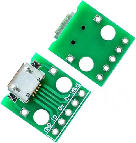 10 قطعة المصغّر USB إلى DIP محول 5pin موصل سالب لوحة لوحة أنثى 5-Pin Pinboard B نوع PCB 2.54 مللي متر in Saudi Arabia