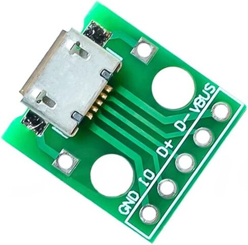 10 قطعة المصغّر USB إلى DIP محول 5pin موصل سالب لوحة لوحة أنثى 5-Pin Pinboard B نوع PCB 2.54 مللي متر in Saudi Arabia