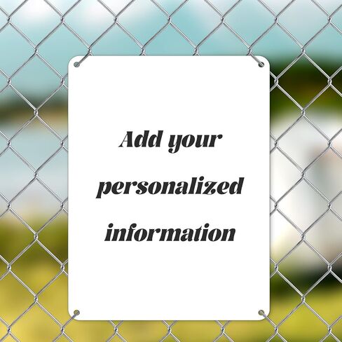 2 Pcs Metal Signs for Outside White Blank Metal Sign 10 x 7 Inches Blank Aluminum Sign Rust Free Aluminum Weather-Resistant Easy Mounting for Indoor Outdoor Use in Saudi Arabia