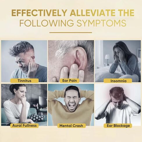 1200 مجم لتخفيف طنين الأذن - مكمل متقدم لدعم صحة الأذن مع الكركديه وتوت الزعرور - راحة مهدئة لضوضاء الأذن - غير معدل وراثيًا ونباتي - 120 كبسولة in Kuwait