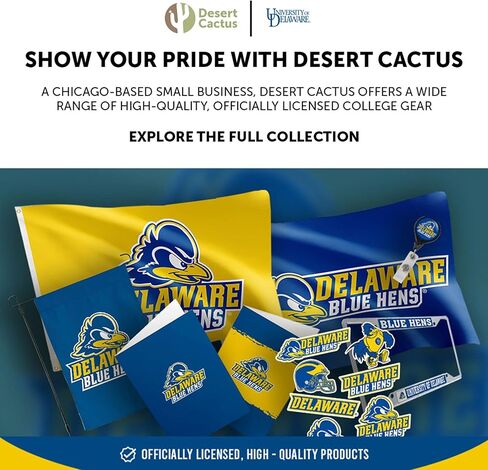 Desert Cactus University of Delaware Acrylic Magnet 3 Pack UD Fightin Blue Hens Decorative Design Officially Licensed (Magnet Set A) in Saudi Arabia