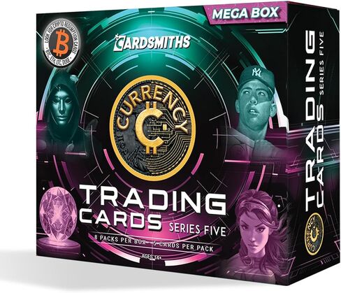 Toynk Currency Series 5 Trading Cards Mega Box | 8 Packs in Saudi Arabia