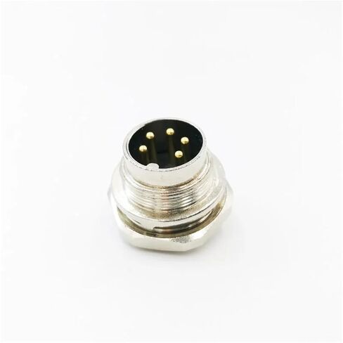 Sensor Connector M16 Flange Socket Male&Female Panel Back Mount 2 3 4 5 6 7 8Pin 1Pcs(Male Insert,3P) in Saudi Arabia