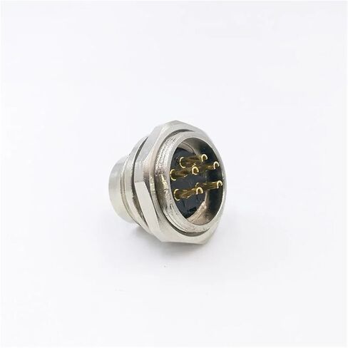 Sensor Connector M16 Flange Socket Male&Female Panel Back Mount 2 3 4 5 6 7 8Pin 1Pcs(Male Insert,3P) in Saudi Arabia