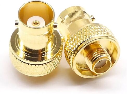 B N C Female to S M A Female Disc is Suitable for Walkie-Talkie Antenna Adapter 1Pcs in Saudi Arabia