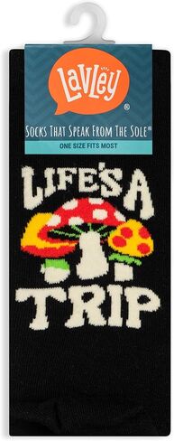 جوارب Lavley المرحة للبالغين - جوارب مبتكرة رائعة للرجال والنساء والمراهقين - هدية رائعة للجوارب أو هدية عيد ميلاد in Kuwait