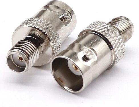 SMA Female to BNC Female Q9 Walkie-Talkie Hand Trolley Car Antenna Adapter SMA/BNC-KK 1Pcs in Saudi Arabia