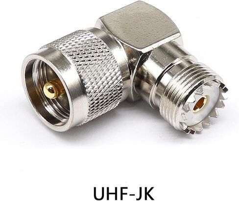 RF موصل UHF-JKW UHF ذكر إلى UHF أنثى الكوع 90 درجة SL16 ذكر إلى أنثى الكوع 1 قطعة in Saudi Arabia