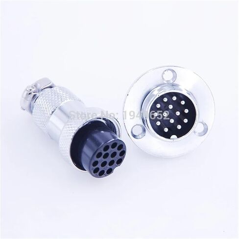 GX20F Connector Diam20mm Push-Pull Circular Quick 2Pin3/4/5/6/7/8/9pin/10/12/14/15pin 1Pcs(14Pin) in Saudi Arabia