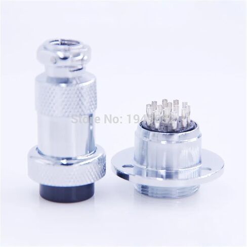 GX20F Connector Diam20mm Push-Pull Circular Quick 2Pin3/4/5/6/7/8/9pin/10/12/14/15pin 1Pcs(14Pin) in Saudi Arabia