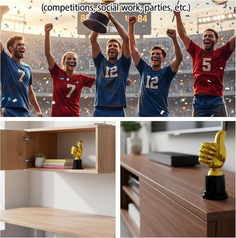 كأس تركيا، كأس الإبهام، هدايا مضحكة لحفلات توزيع الجوائز، مكافآت الفصل الدراسي، تقدير الموظفين، 4 قطع من الجوائز الصغيرة، ديكور سطح الطاولة، حشوات للتخزين، هدايا تقدير in Kuwait