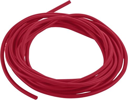 Natural Latex Rubber Tubing Tube ID 1/16 inch, 1/8 inch OD, 33 ft Length for Slingshot Catapult Sporting Elastic Band Hose (Red) in Saudi Arabia