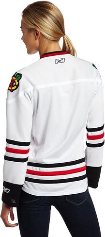 قميص NHL Chicago Blackhawks للسيدات باللون الأبيض NHL Premier in Saudi Arabia