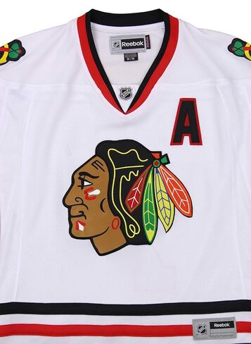 قميص NHL Chicago Blackhawks للسيدات باللون الأبيض NHL Premier in Saudi Arabia