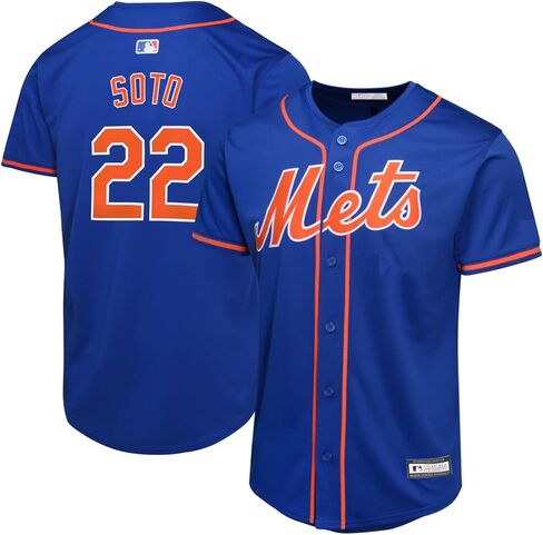 Juan Soto New York Mets MLB Kids 4-7 Blue Alternate Player Jersey in Saudi Arabia