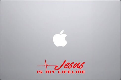 ملصق Jesus is My Lifeline للشاحنة، مضحك، بهلوان، نافذة، كمبيوتر محمول، هاتف، ملصقات، ديكور منزلي. in Kuwait